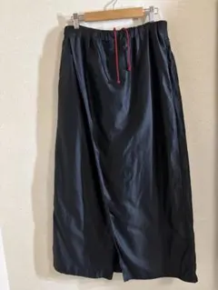 SOU・SOU ブラック ワイドパンツ　筒下