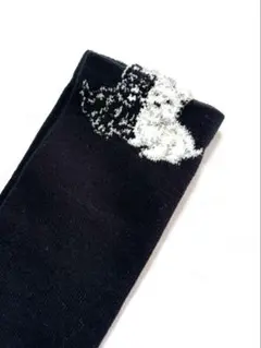 Black &Whiteレディースハイソックス
