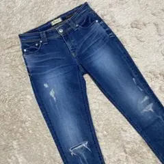 ヤヌーク パトリシア アンクル 26 スキニー デニム