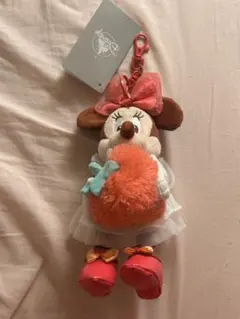 ミニー ぬいぐるみキーホルダー・キーチェーン GLOSSY FRUITS ぬいば