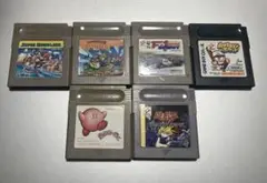 ゲームボーイソフト6本セット スーパーマリオ　ワリオ　カービィ　パワプロ