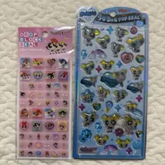 正規品　うるちゅるPOPシール　タイルシール　パワーパフガールズ　バブルス