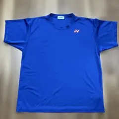 YONEX 青色 ロゴ入り シャツ