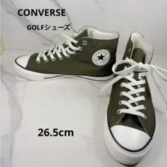 希少/サンプル品　コンバース ゴルフ オールスター GF HI カーキ 26.5のサムネイル
