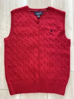 POLO RALPH LAUREN 赤 Vネック ベスト