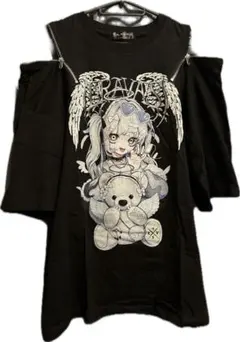 TRAVAS TOKYO てぃらコラボイラストプリントTシャツ 天使Ver.のサムネイル