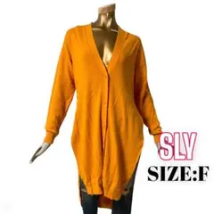 ⭐️A1042⭐️ SLY ♥ Vネック スリット 薄手ニット ロングカーディガン