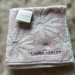 LAURA ASHLEY タオルハンカチ ピンク 花柄のサムネイル