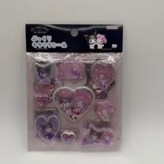 m*読様 ぷっくりキラキラシール　マイメロ　クロミ　2シート綴り