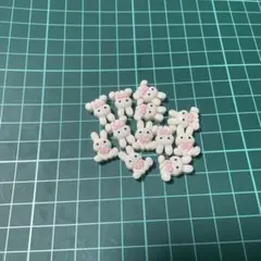 ウサギのデコレーションパーツ 12個セット