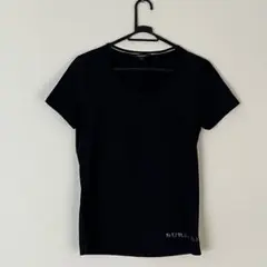 美品✨BURBERRY バーバリー トップス ブラック 半袖 カットソー 2