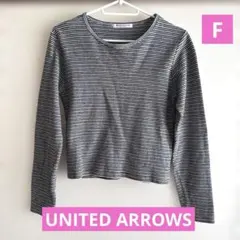 ★UNITED ARROWS★ボーダー柄長袖カットソー★フリーサイズ★のサムネイル