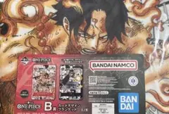一番くじ　ワンピース　カードゲーム　B賞 カードデザインブランケット　エース