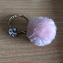 ヘアゴム ⭐︎ ピンクファー