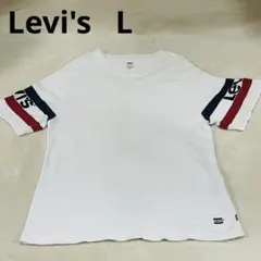 【美品】Levi's リーバイス　メンズ半袖Tシャツ　 ロゴプリント　Lサイズ