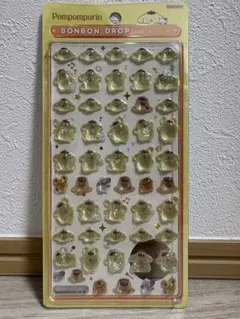 ボンボンドロップシール　ミニ　ポムポムプリン