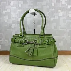 COACH コーチ ショルダーバッグ レザー グリーン ワンショルダー Y2K コーチ ショルダーバッグ ワンショルダー グリーン レザー y2k