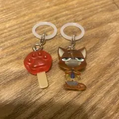 ズートピアめじるしアクセサリー ガチャガチャ 2点セット