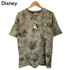 ディズニー　ヴィンテージ　90s　Tシャツ　ミリタリー　ミッキー　半袖　刺繍