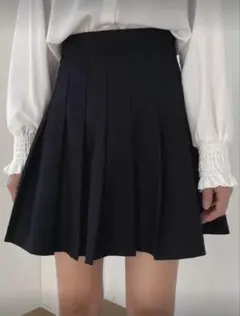 SHEIN ハイウエストプリーツスカート ミニスカート 3962486