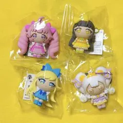 ひみつのアイプリ3Dラバーマスコット 全4種コンプセット