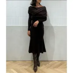 2025年最新】スヌードセットニットマーメイドワンピースの人気