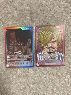 【ワンピースカード】ポートガス・D・エース ＋ サンジ リーダーパラレル ！