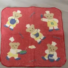 ハンカチ　ハンドタオル　クマ