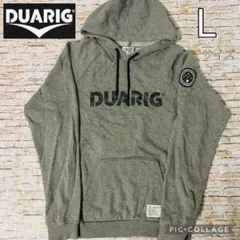 【デュアリグ（DUARIG）】メンズ　長袖　パーカー　フード付き　Lサイズ