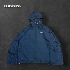 UMBROアンブロ 90sナイロンジャケットフルジップ刺繍ロゴイングランド 古着