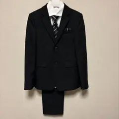 キッズ ブラック フォーマルスーツ150 4点セット