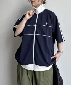 【U.S. POLO ASSN.】半袖トラックジャケット
