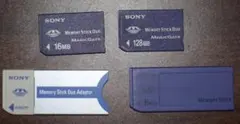 SONY Memory Stick 8MB, 16MB, 128MB