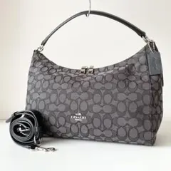 【新品】COACH 2way ワンショルダーバッグ セレスト E/W ホーボー