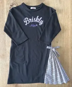 ALGY ワンピース　チェック　スウェット