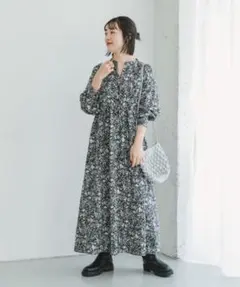 ギャザーピンタックワンピース アイテムズ アーバンリサーチ