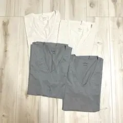 【UNIQLO】ユニクロ エアリズム Vネック 半袖 Tシャツ 4枚セット