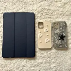 【まとめ売り】iPad 第9世代対応カバー & iPhone11ケース2個セット