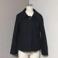 エフデ ウール コート 2way リボン ポケット