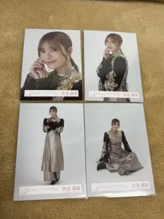 大沼晶保　生写真　4thアニラ　ライブ衣装　4種コンプセット　櫻坂46
