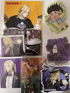 サカモトデイズ　神々廻　タワレコ　特典　アモカフェ　ステッカー　ブロマイド