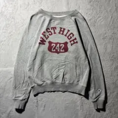 【Y8484】.champion スウェット　トレーナー　サイズM グレー