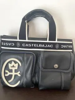 CASTELBAJAC カステルバジャック トートバッグ ブラック ハンドバッグ