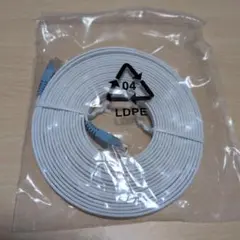 ホワイト LANケーブル