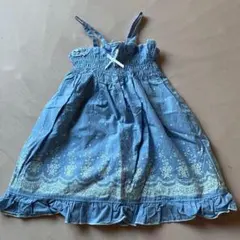 motherways ノースリーブ ワンピース 90cm ブルーのサムネイル