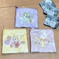 ポケモン トートバッグ＆ポーチコレクション9 ピカチュウ ホゲータ ニャオハ