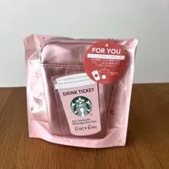 【お値下げ中！】♡スタバ 桜 2026 ドリンクチケット付きポーチ♡