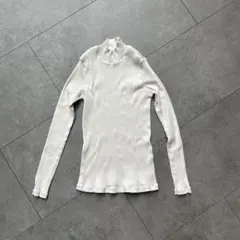 UNIQLO ユニクロ レディース 無地 ハイネック ホワイト Mサイズ