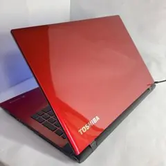 コア5　win11 レッド　SSD256gb dynabook カメラdvd搭載