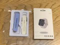 DEVICE BAND PLUS スマートウォッチ用バンド　白と青